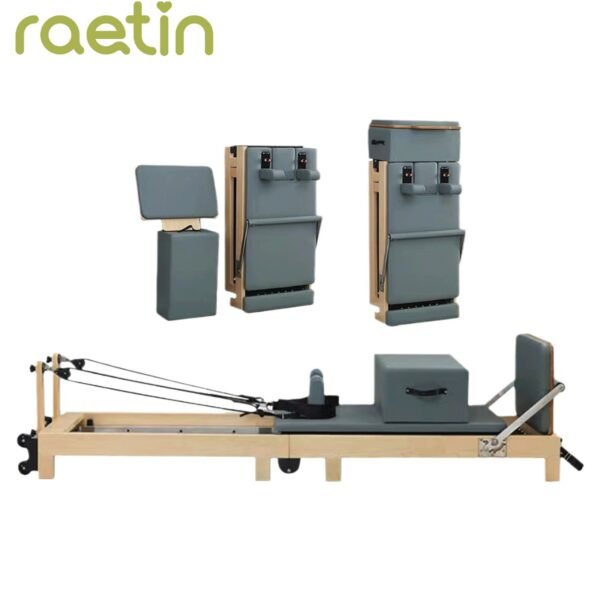 Adjustable Multi-angle Foot Bar For Pilates Studios - Oak Wood Pilates Reformer - 图片 6