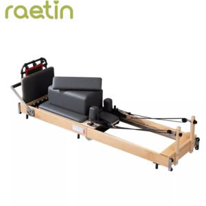 maple folding bed Comfortable and breathable leather Suitable for Pilates studios