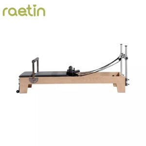 Maple Pilates Reformer Foldable Smooth aluminum alloy track For Pilates studios