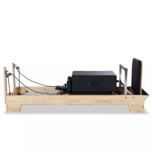 Adjustable Multi-angle Foot Bar For Pilates Studios - Oak Wood Pilates Reformer